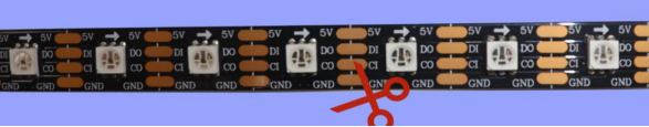 内置WS2813 5050RGB 60灯 5V 单点单控断点续传 黑板(图10)