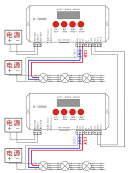 内置WS2813 5050RGB 60灯 5V 单点单控断点续传 黑板(图9)